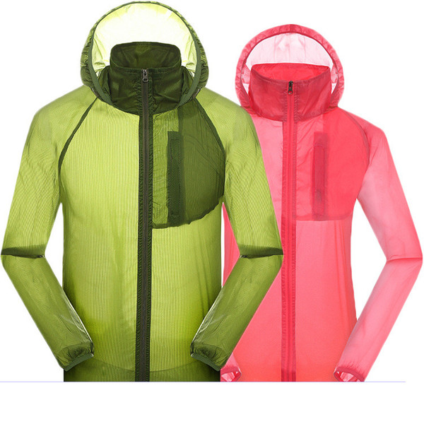 2020 new outdoor sun protection unisex couple windbreaker in the long section breathable ultra-thin UV-proof Andes