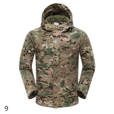 Mens Designer Outdoor Jackets Fashion Camouflage Coats Fleece Jackets with Cap Mens Luxury Outdoor Clothing Coats High Quality#9