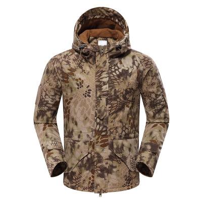 Mens Designer Outdoor Jackets Camouflage Coats Fleece Jackets with Cap Top Quality 6 Styles 2020 Autumn Camouflage Coat Size S-3XL Fashion