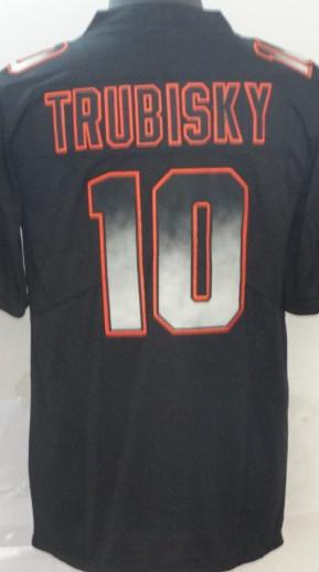 #10 Trubisky #11 Jones #12 Rodgers #13 Marino #14 Darnold #15 Mahomes Men's Black Smoke Fashion Limited Jersey cheap sell Free shippin