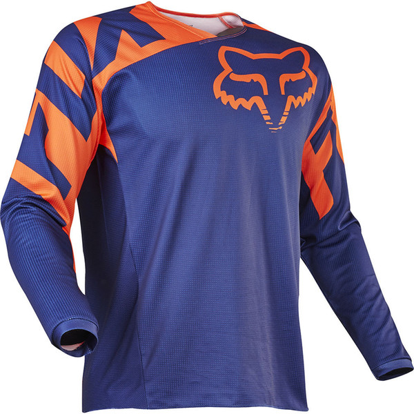 Best Selling Bicycle Clothing Cycling Series Jersey Orange Long Sleeve Top Downhill Racing Motorcycle Mountain Bike Off-road Fox TLD T-shirt