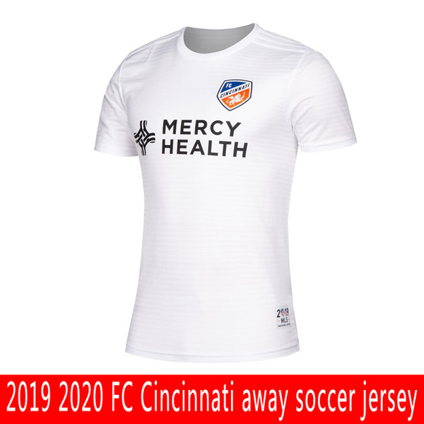 2019 2020 MLS FC Cincinnati away soccer jersey Top quality Adult GARZA ADI BERTONE ACRUZ WASTON FC Cincinnati football jersey Men's shirt