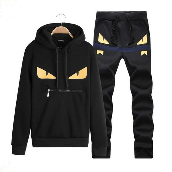 Tracksuit brand men Hip Hop Long Sleeve Solid Color Hooded Sweatshirt Mens Hoodie Tracksuit Sweat Coat Casual Sportswear