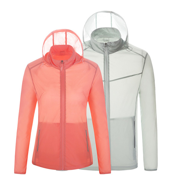 Men And Women Rashguard New Couple's Skin Cap Outdoor Windbreaker Thin Breathable Sunscreen Protective Clothing Mosquito Air Conditioner