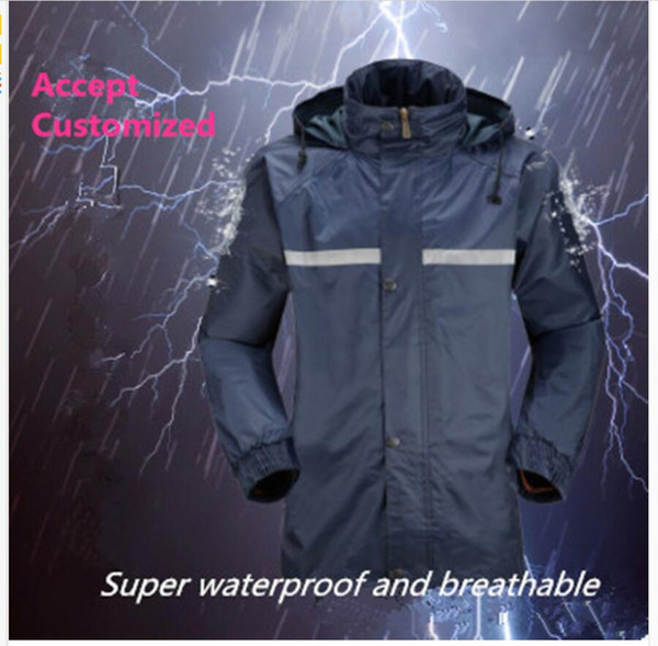 Night Safety Reflective Raincoat suit Women Rain Pants Men Riding Rainwear Suit Waterproof Rainwear poncho for rain motorcycle waterproof