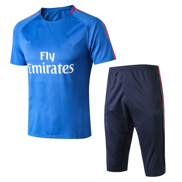 Top quality new paris tracksuits VERRATTI survêtement 19/20 Sportswear Suit CAVANI training suit soccer jerseys MBAPPE short sleeves Tshirt