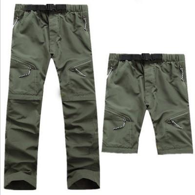 2019 men's wear designer men's outdoor wear quick-dry pants quick-dry panties and two-section detachable shorts are hot new fashion trends