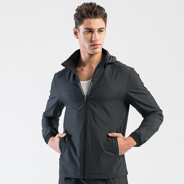 Men Spring Windbreaker 2019 Outdoor Clothes Leisure Single-Layer Elastic Coat Air-permeable Trend City Sports Long Sleeve