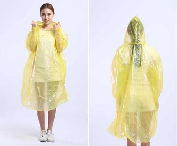 50 pieces,Disposable Raincoat Adult Outdoor Clothing One-time Emergency Waterproof Hood Poncho Travel Camping Must Rain Outdoor Rain Wear