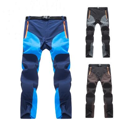 2019 men's wear designer men's outdoor wear quick-dry pants color matching quick-dry pants running fishing riding pants spring/summer thin n