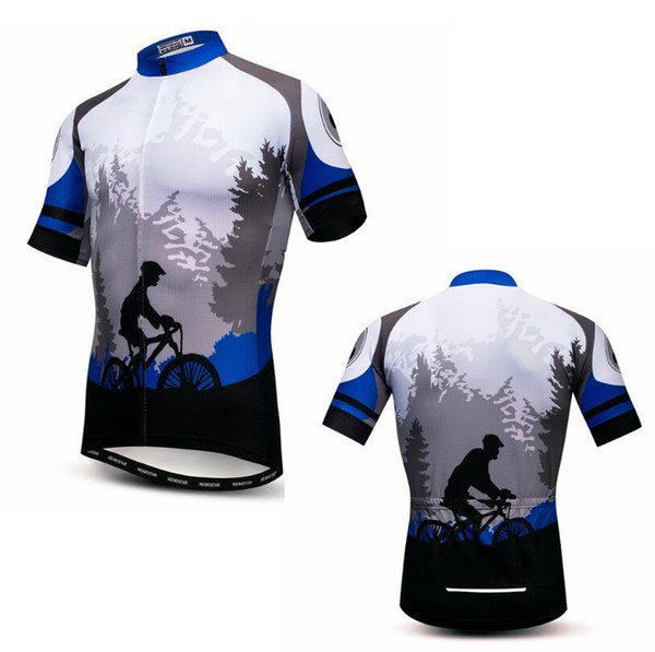 Septhydrogen Brand Men Cycling Jersey Pro Team Cycling Beathable Clothing MTB Cycling Bike Zipper T shirt