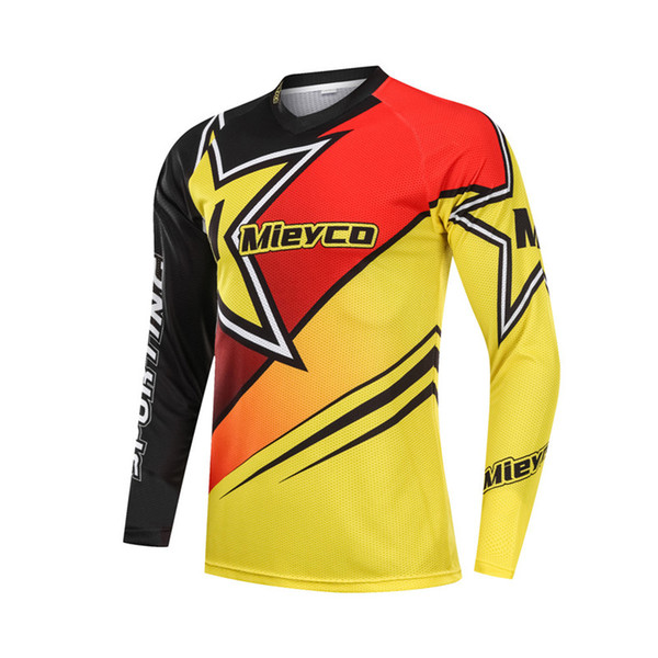 Ropa Maillot Ciclismo downhill Jersey Men Long sleeve motocross MTB DH MX Bicycle Clothing Off road Bike clothes cycling apparel