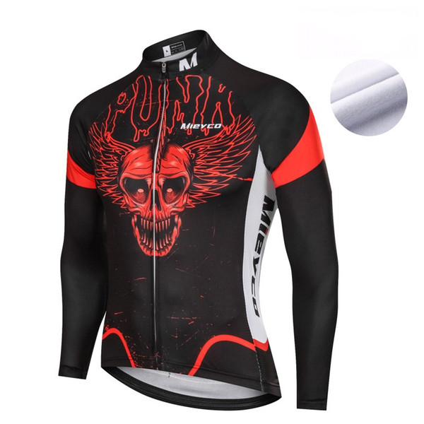 2020 Coodoopai Long Cycling Jersey Winter Bike Bicycle Thermal Fleece Clothing Roupa Cycling Winter Women Mtb Clothing