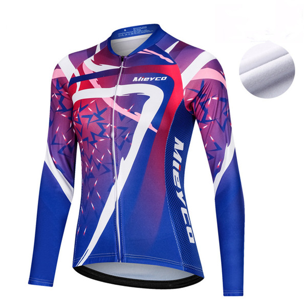 2020 NEW Winter Fleece long sleeve women cycling jersey & Fleece cycling clothing Arbitrary choice Photos color bicycle wear