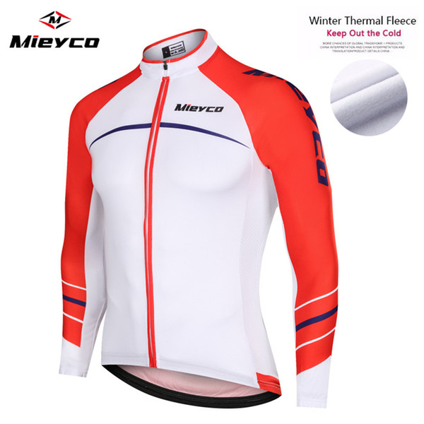 Coodoopai Winter Cycling Clothes Long Sleeve Clothing Riding Jersey Set Thermal Fleece Maillot Ropa Ciclismo Mountain jersey Keep Warm