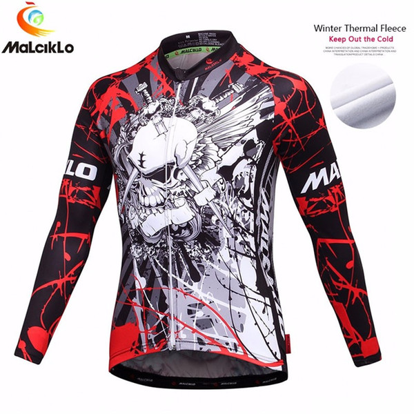 2020 Coodoopai Winter Thermal Fleece Men Bicycle Long Sleeve Cycling Jersey Clothing Pro Team Outdoor Mountain Road Bike Triathlon Shirt