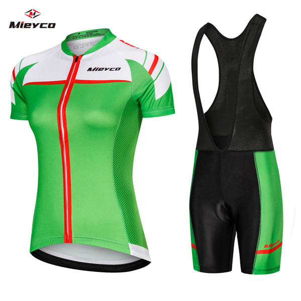 Coodoopai Women Cycling Jersey bib Short Set 2020 Summer Bicycle Clothes Kit Wear Lady Pro Bike Wear MTB Suit Clothing Sport Dress Female