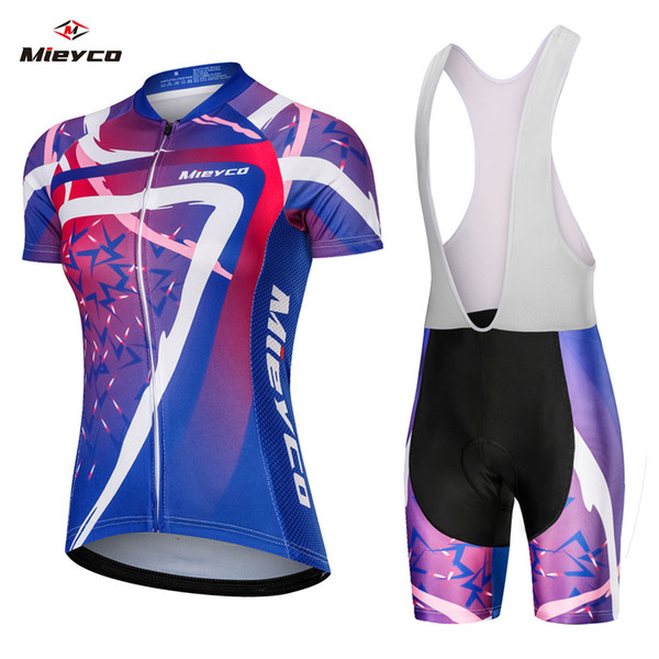 2020 Team Coodoopai Women Short Sleeve Cycling Jersey bib Shorts Set Summer Mountain Bike Clothing Breathable Outdoor Sports Suits Racing