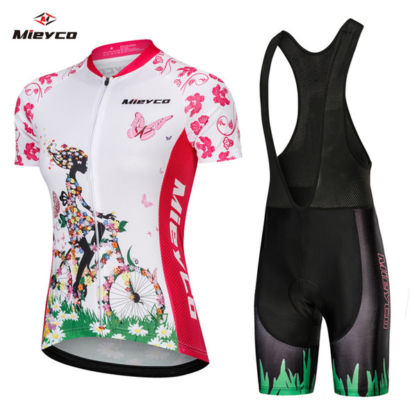 2020 Pro Team Women Summer Cycling Jersey Bib Short Set Wear Gel Breathable Pad MTB Clothes Kits Bike Clothing Road Suit Mountain Jersey