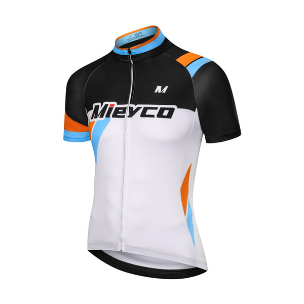 Pro Team Cycling Jersey Summer Short Sleeve MTB Racing Bicycle Bike Cycling Clothing Men Maillot Tops Coodoopai Fluorescent