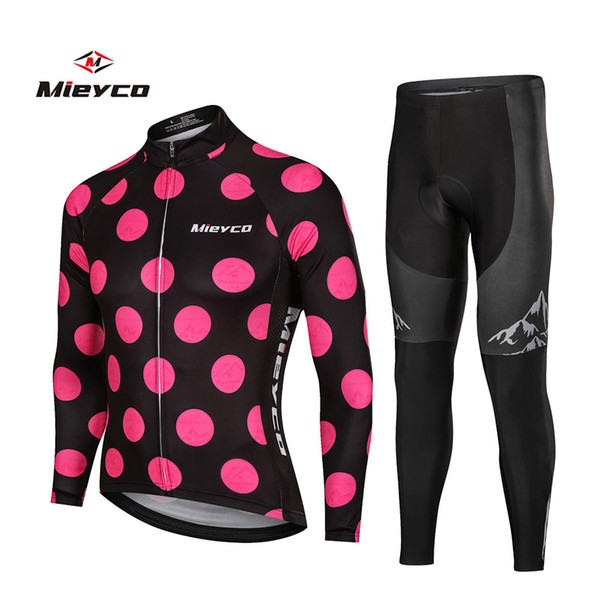 Men's Spring Autumn Long Sleeve Cycling Jersey Set Clothing Maillot Ropa Ciclismo Bicycle Wear Clothing Bike Uniform Cycling Set