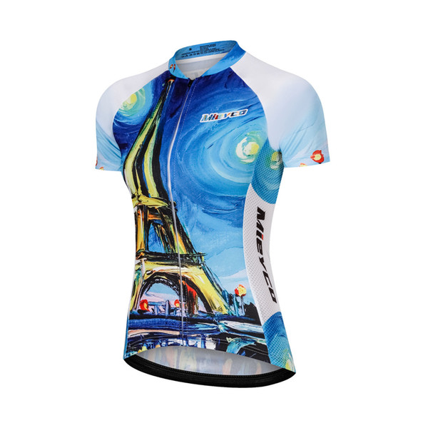 Women Cycling Jersey Bike Tops Summer Short Sleeve MTB Cycling Clothing Ropa Maillot Ciclismo Racing Bicycle Clothes Design