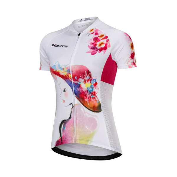 Pro Women Cycling Jersey Summer Anti-UV Cycling Clothing Racing MTB Bike Clothes Girl Mountain Bicycle Cycling Apparel Design