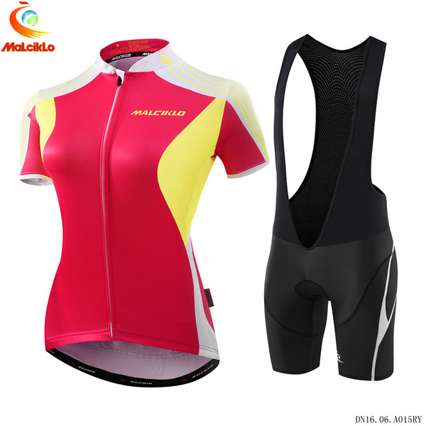 Pro Women Cycling Set MTB Bike Clothing Female Bicycle Clothes Ropa Ciclismo Short Sleeve Road Bike Jerseys Bib Shorts Pants Pad Racing Suit