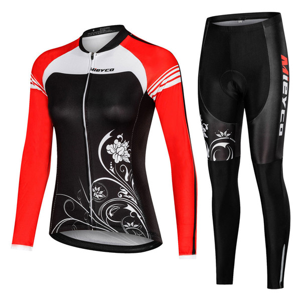 Women Cycling Jersey Mtb Bicycle Clothes Female Ciclismo Long Sleeves Road Bike Clothing Girl Cycle Wear Jersey