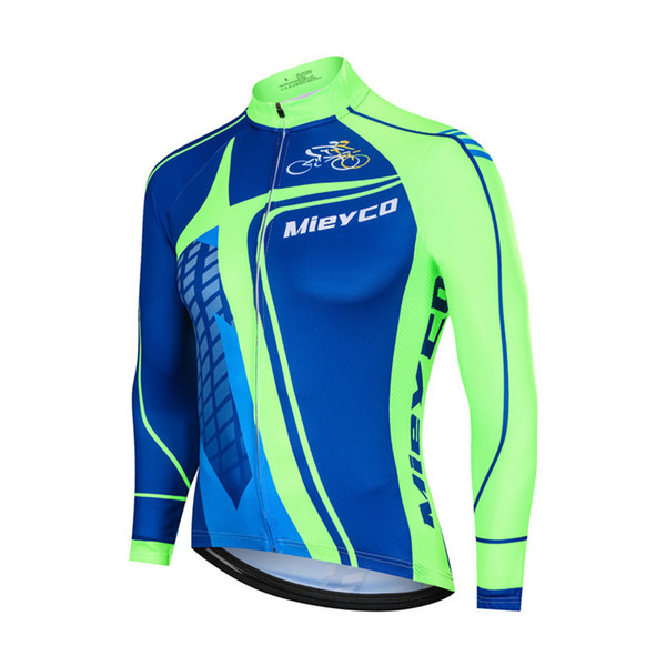 New Men's Ciclismo Cycling Jersey Long Sleeve Autumn/Winter Bicycle Shirt MTB Road Bike Tops Wear Maillot Ropa Ciclismo