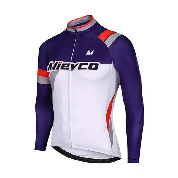 Coodoopai Pro team Men Long Sleeve Cycling Jersey Spring autumn Clothes Bike Outdoor Mountain Road Bicycle Clothing Breathable