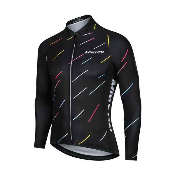 Coodoopai New Autumn Spring Road Cycling Jersey Mans Long Sleeve Mountain Racing Bicycle Clothing Maillot Ropa Ciclismo Hombre