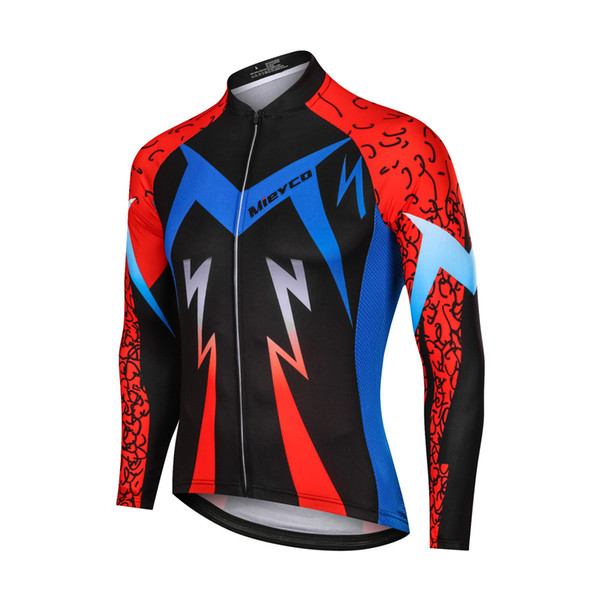 Autumn Full Sleeves Cycling Jersey Wear Maillot Ropa Ciclismo Men Bicycle Shirts Quick-dry Bike Jersey Sports Long Cycling Shirt