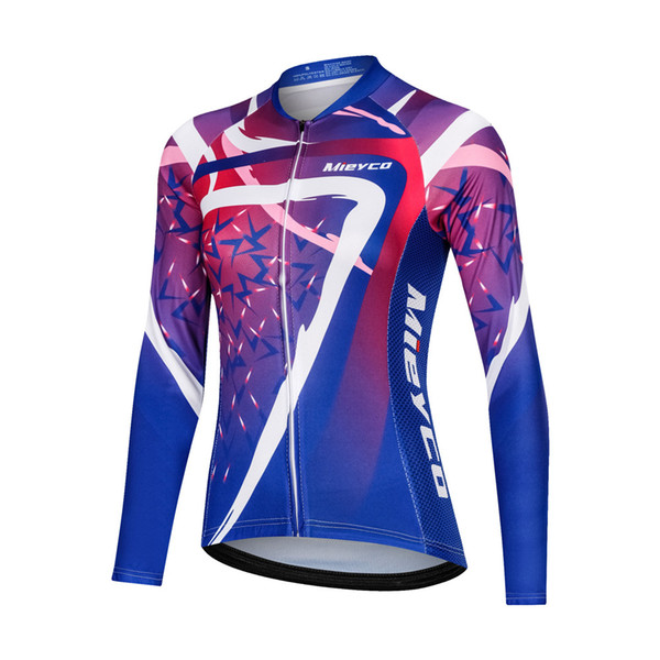 Long Cycling Jersey Women downhill jersey mtb Bicycle Breathable Cycle Clothing Ropa Ciclismo T shirt Female Team Club Clothes