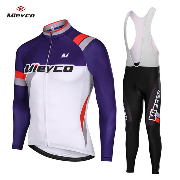 2020 Coodoopai autumn long sleeve Cycling jersey Set bib pants ropa ciclismo bicycle clothing MTB bike jersey Men's clothes