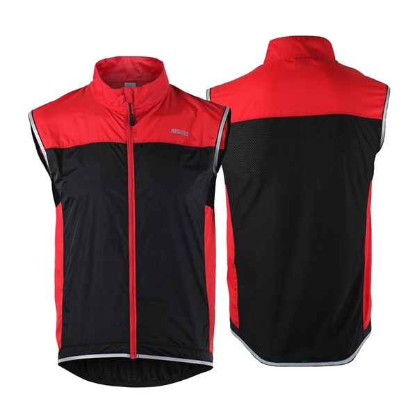 Men's Ultrathin Lightweight Sleeveless Coat Jacket Running Cycling Vest Chaleco De Ciclismo Colete De Bicicleta CS Y2204R-L