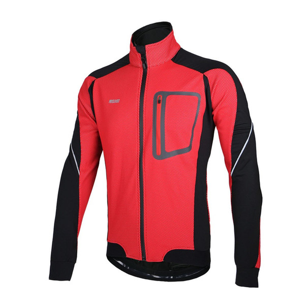 Winter Warm Thermal Cycling Long Sleeve Jacket Bicycle Clothing Windproof Jersey MTB Mountain Bike Jacket Y1302R-M