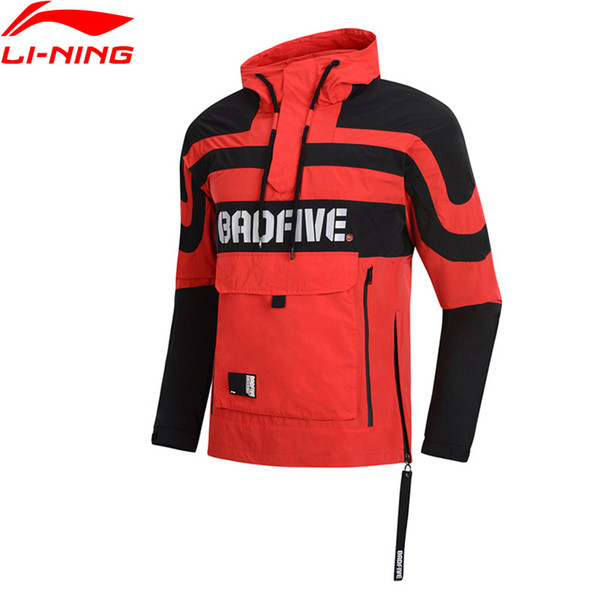 Li-Ning Men NYFW Bad Five Basketball Windbreaker Polyester Regular Fit Windproof CHINA LiNing Sports Coat Jacket AFDP009 MWF387