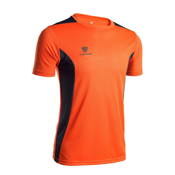 2019 Men's T-shirt casual fashion ultra light breathable and quick-drying stretch outdoor running sportswear