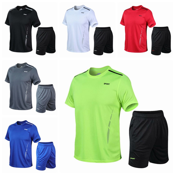 Running soccer Badminton Gym Team light board competition training adult students group order short sleeves