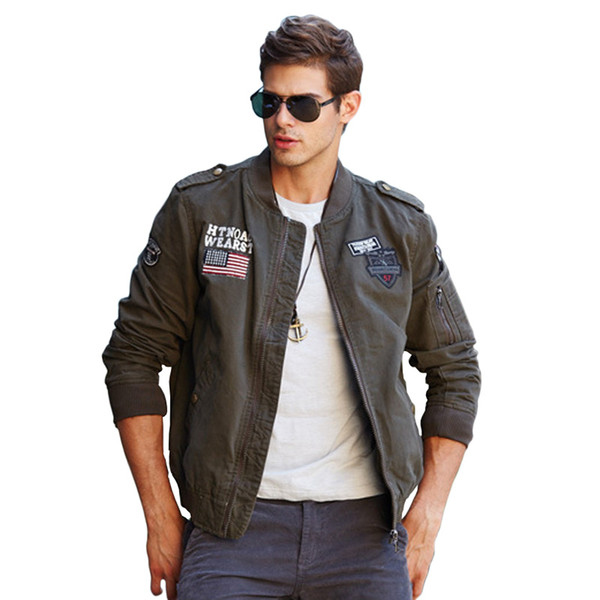 Men's 2019 Spring Running Sports Jacket One Sports Jacket Outdoor Baseball American Flying Tigers