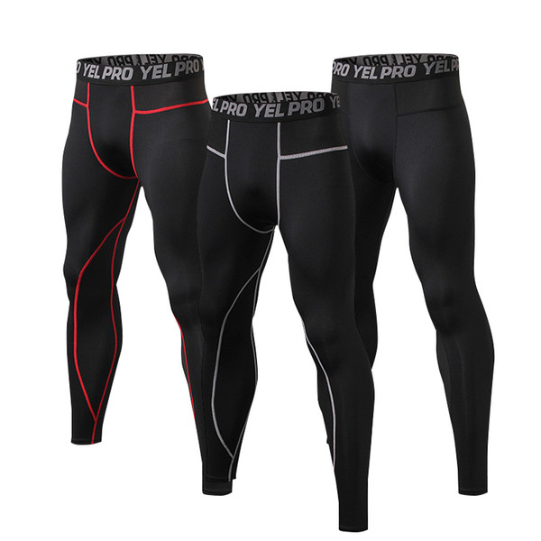 Men Compression Running Tights Pants Jogging Soccer Basketball Football Training Pant Sports GYM Fitness Joggers Cycling Leggings Trousers