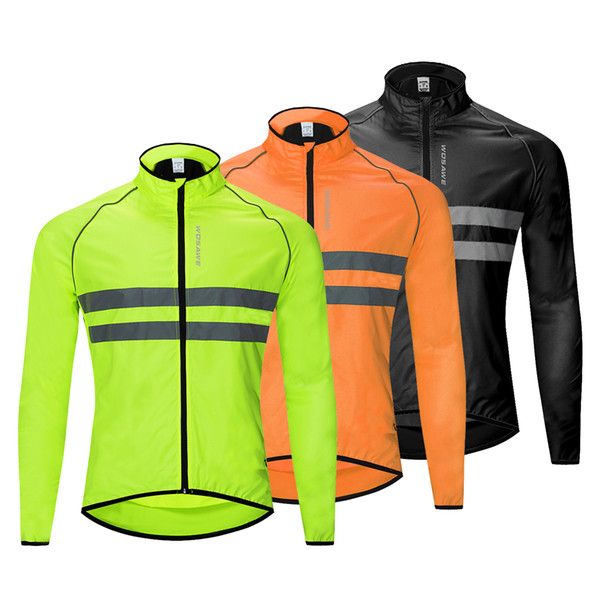 Running Jacket High Visibility MultiFunction Jersey Road MTB Bike Bicycle Windproof Quick Dry Rain Coat Windbreaker cycling