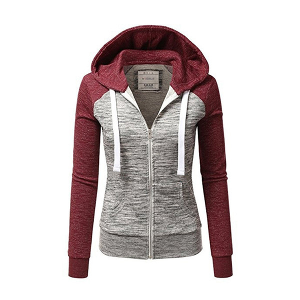 Quick-dry Women Sport Jacket Long-sleeved Running Gym Sweatshirt Fitness Zipper Jacket Outerwear