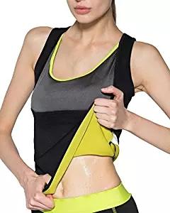 Women Body Shaper Hot Sweat Slimming Sauna Vest Neoprene Shapewear for Tummy Fat Burner Weight Loss