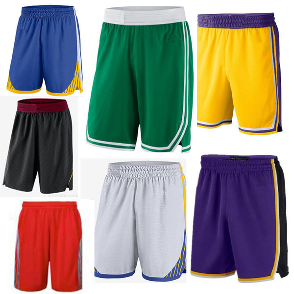 Quality Mens Basketball Shorts Teenager Running Wear Breathable Sports 2 Layers Loose Ball Pants Mens Shorts stitched 168-190CM XZT069