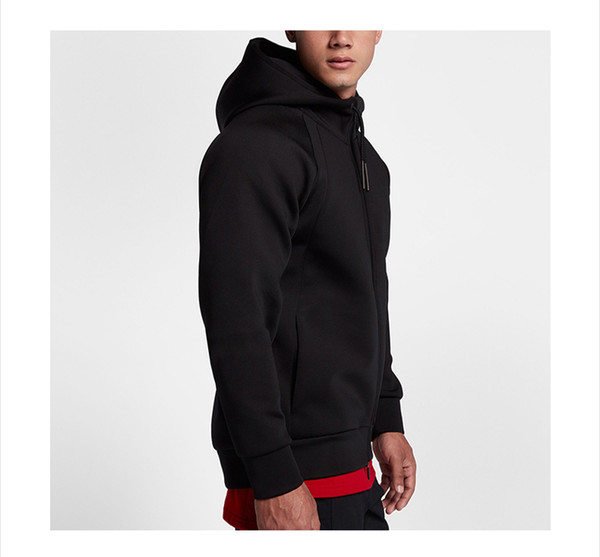 SnYv Hottest! 2019 Spring New Jacket Men Hooded Running Jacket Long Sleeve 2 Color Size S to 3XL Factory Dropshipping