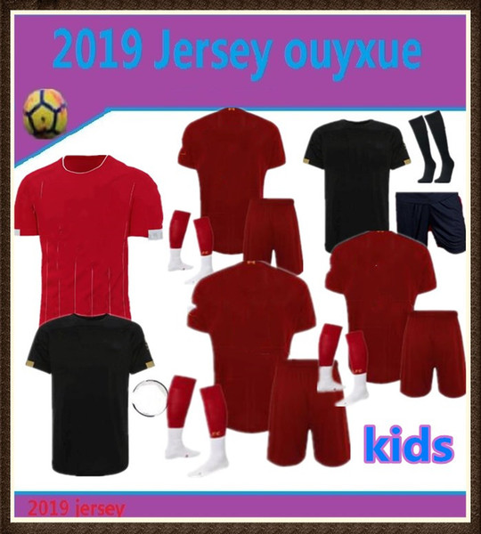 19 20 M.SALAH 11 kids KIT Running Clothing home red 2019 SALAH FIRMINO MANE Goalkeeper BOYS Alisson 1 A.BECKER boy jersey football ShirtS