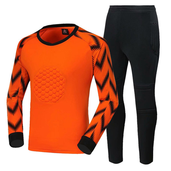 Men Goalkeeper Football Clothes New Long Sleeve French Sportswear Clothes ZRY 004 Football Training Sportswear Goalkeeper uniform