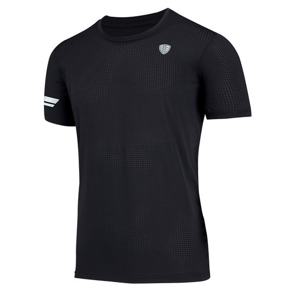 Best Selling Running Black T Shirt Men Gym T-shirt Breathable Dry Fit Sport New Quick Dry Basketball Soccer Fitness Workout Brand Tee